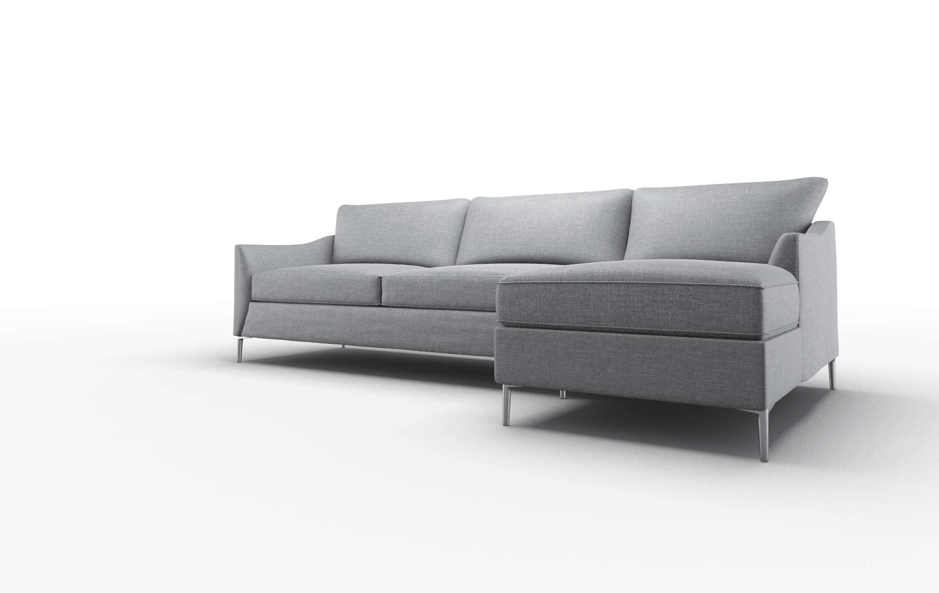 Hamburg Lana Onyx Panel metal legs 4