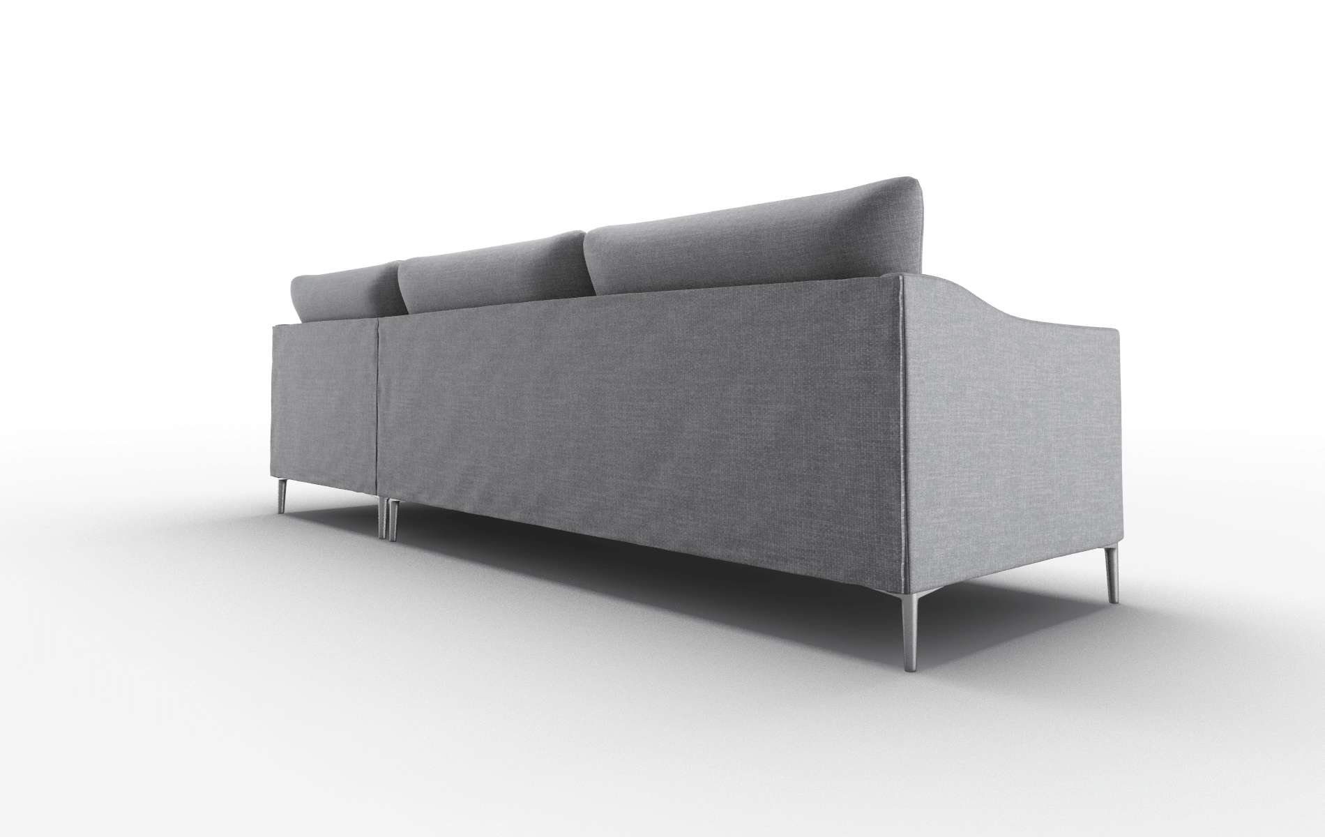 Hamburg Lana Onyx Panel metal legs 5