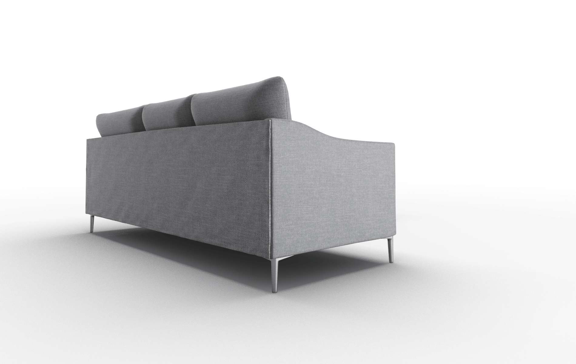 Hamburg Lana Onyx Sectional metal legs 3