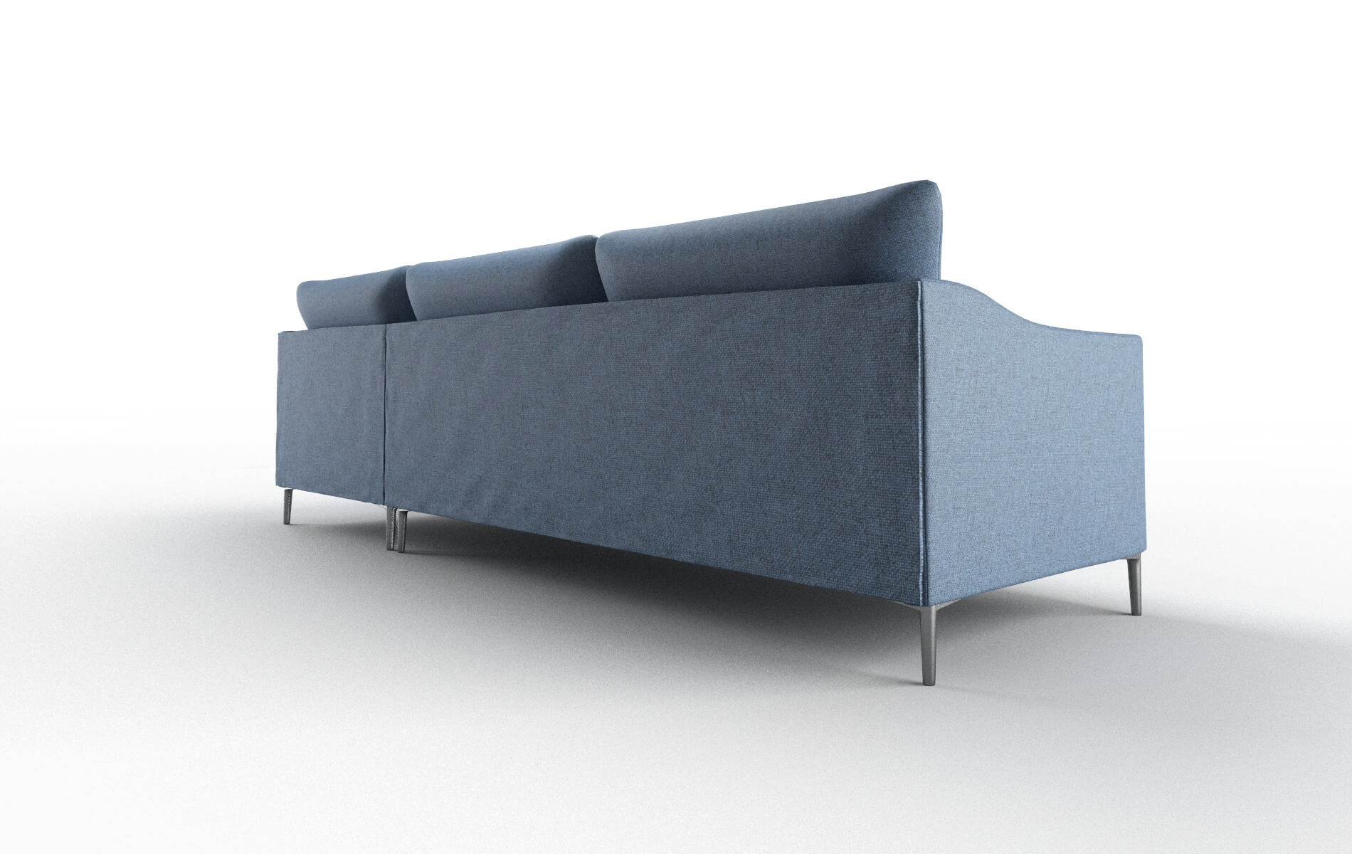 Hamburg Leslie Indigo Panel metal legs 5