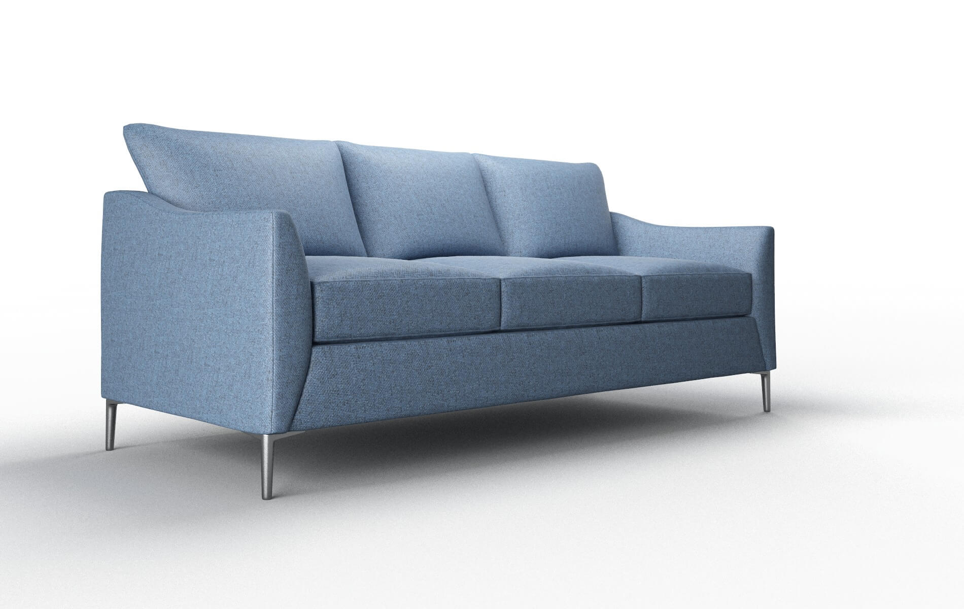 Hamburg Leslie Indigo Sofa metal legs 2