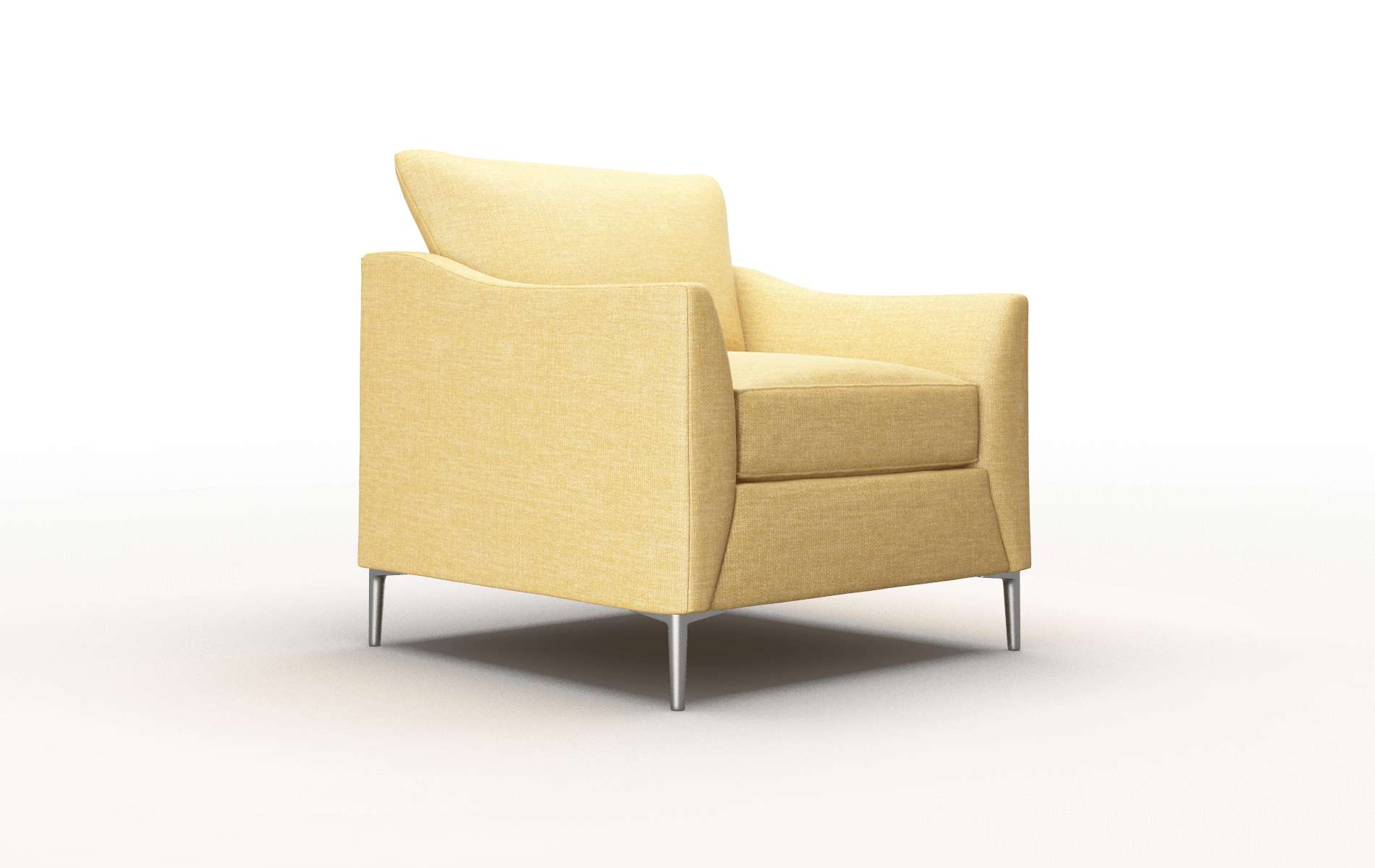 Hamburg Leslie Saffron Chair metal legs 2