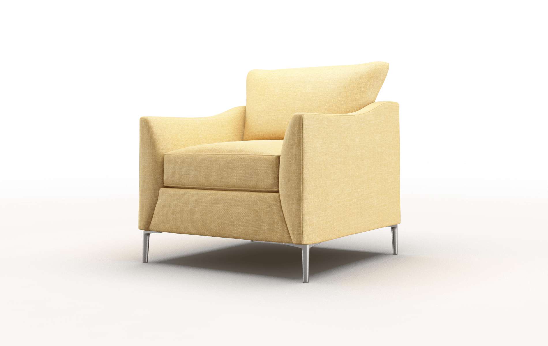 Hamburg Leslie Saffron Chair metal legs 4