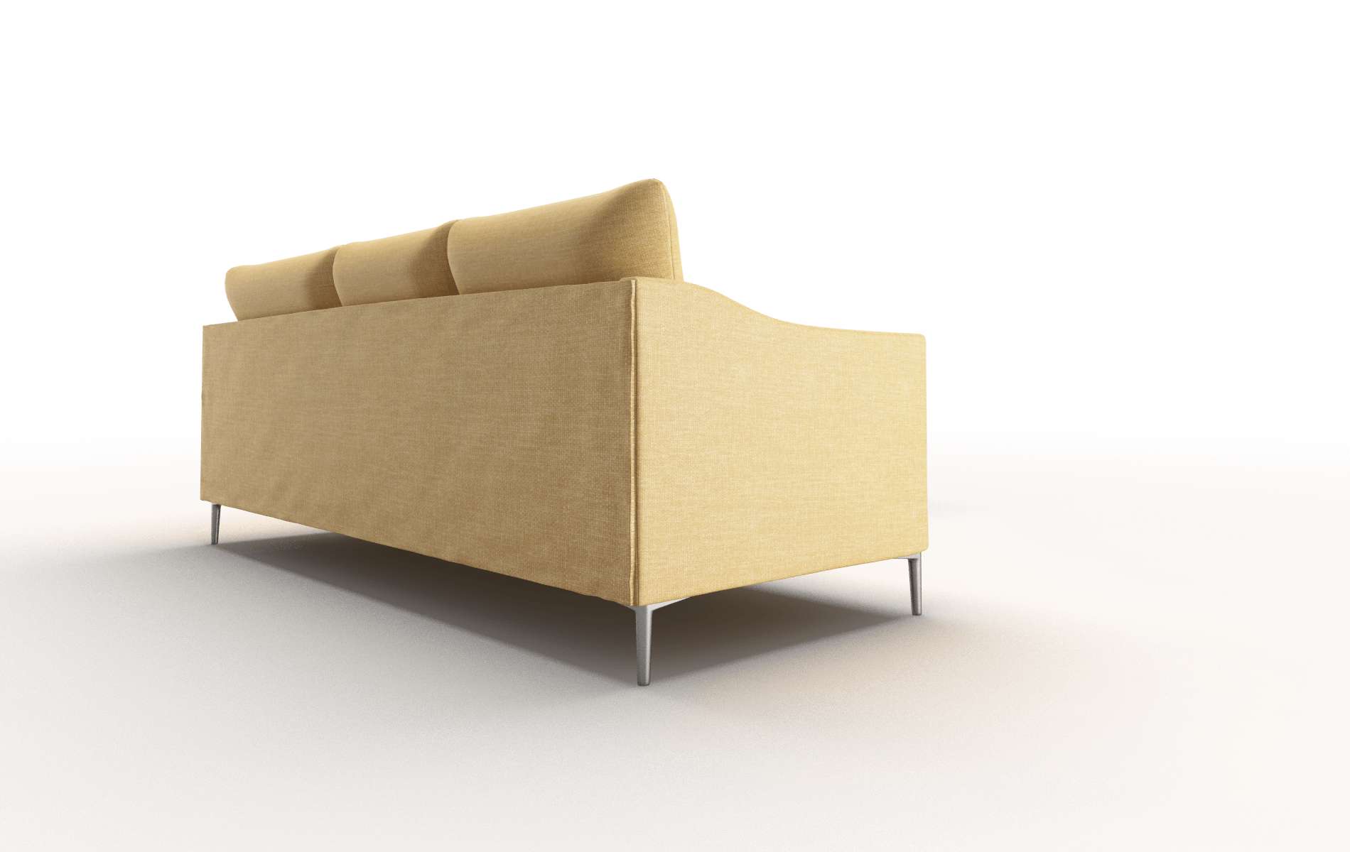 Hamburg Leslie Saffron Sectional metal legs 3