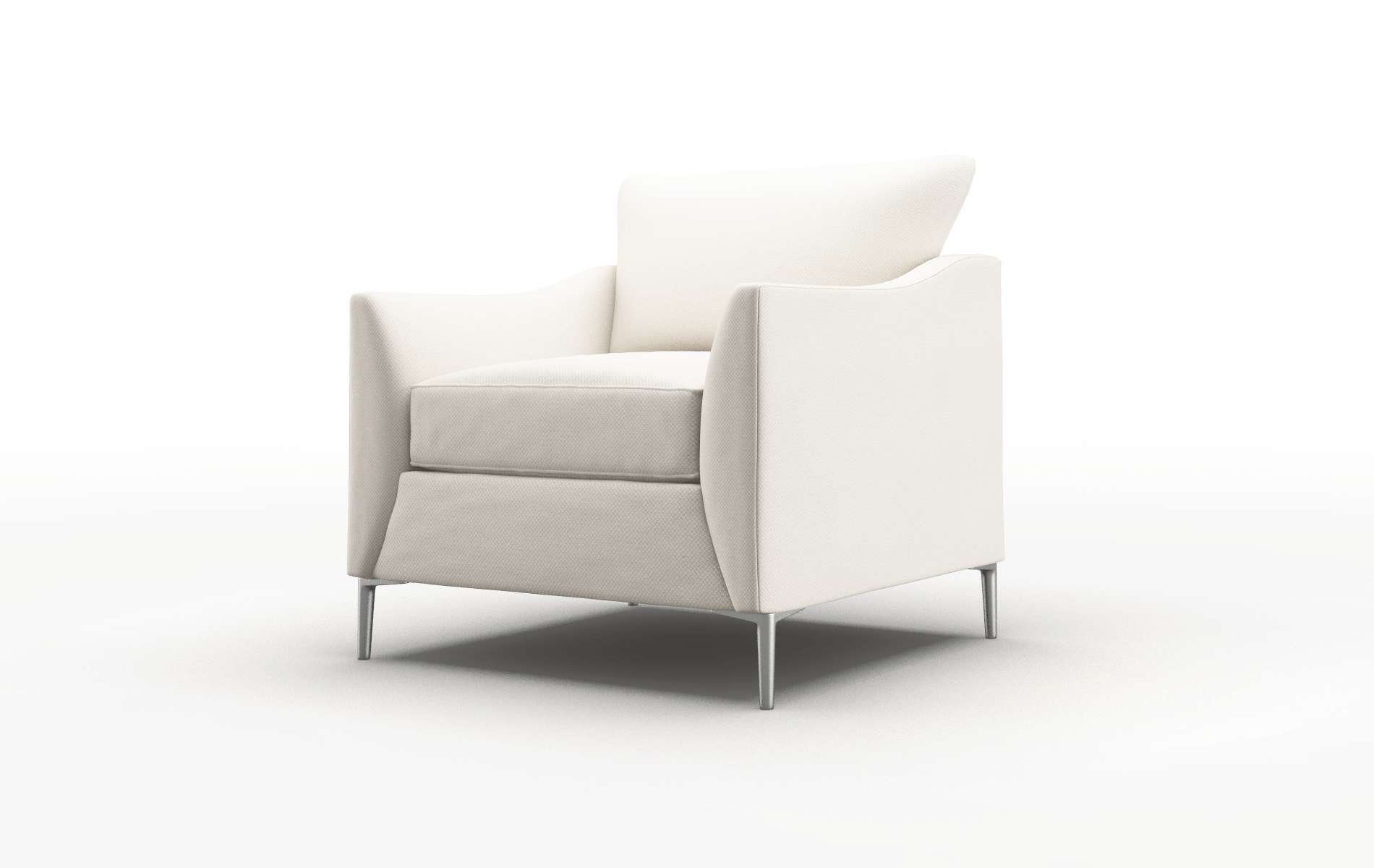 Hamburg Malibu Linen Chair metal legs 4