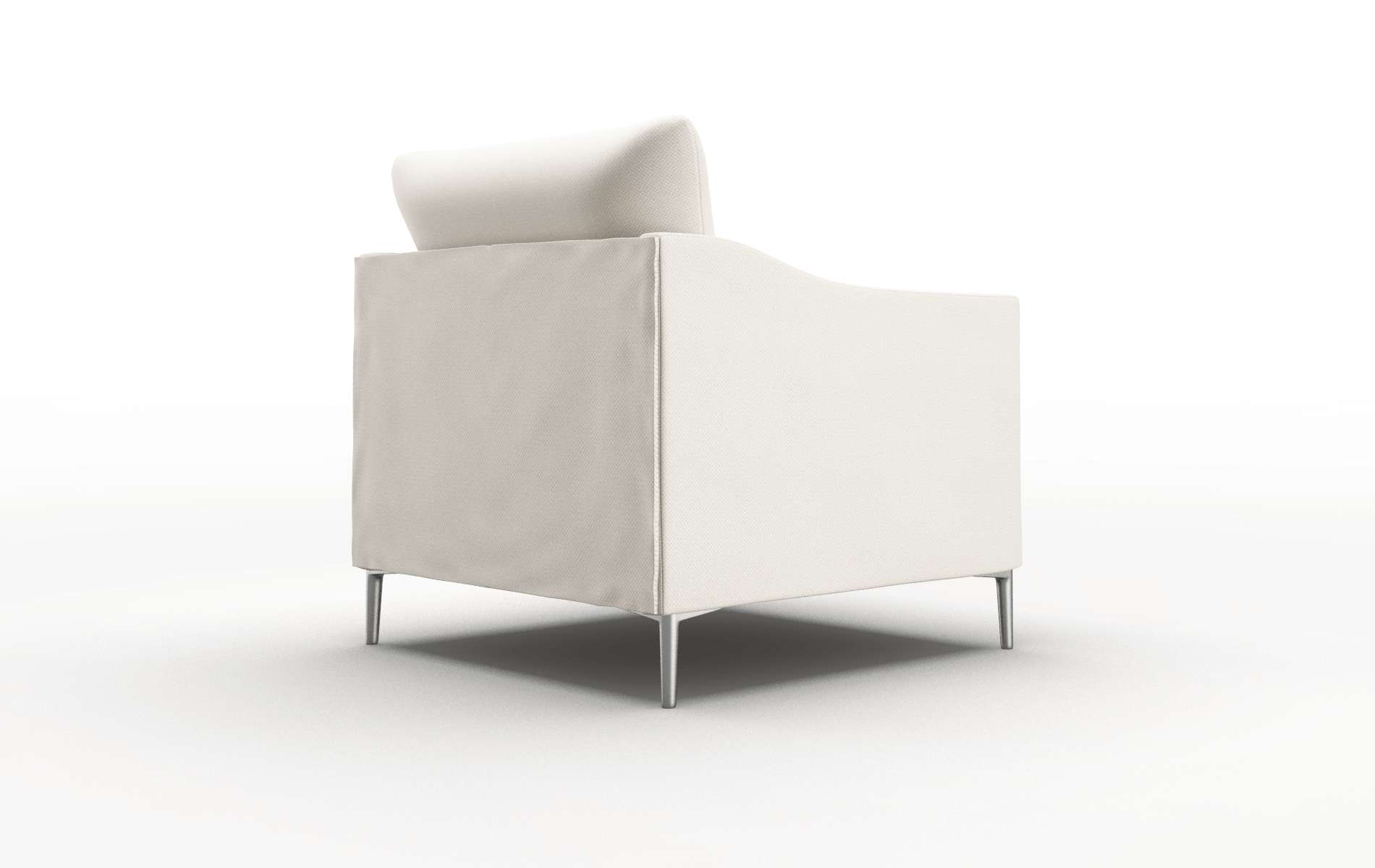 Hamburg Malibu Linen Chair metal legs 5