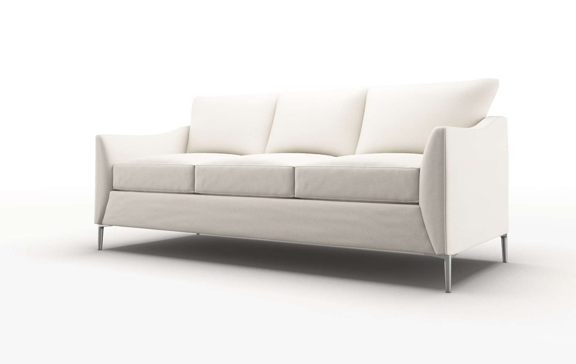 Hamburg Malibu Linen Sofa metal legs 4