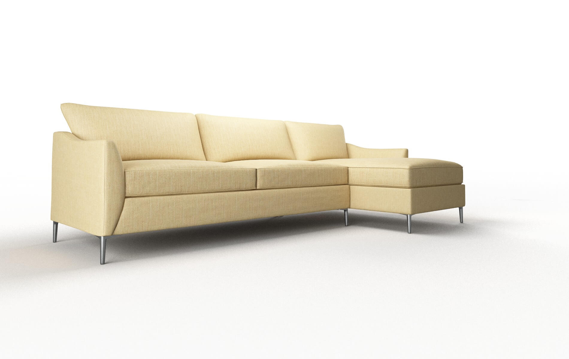 Hamburg Malibu Maize Panel metal legs 2