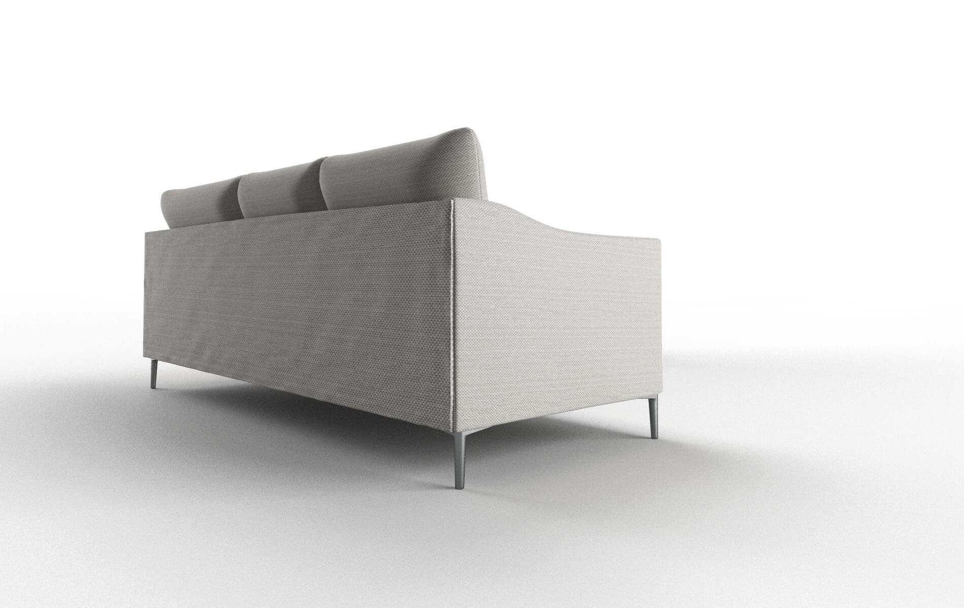 Hamburg Naples Ash Sectional metal legs 3