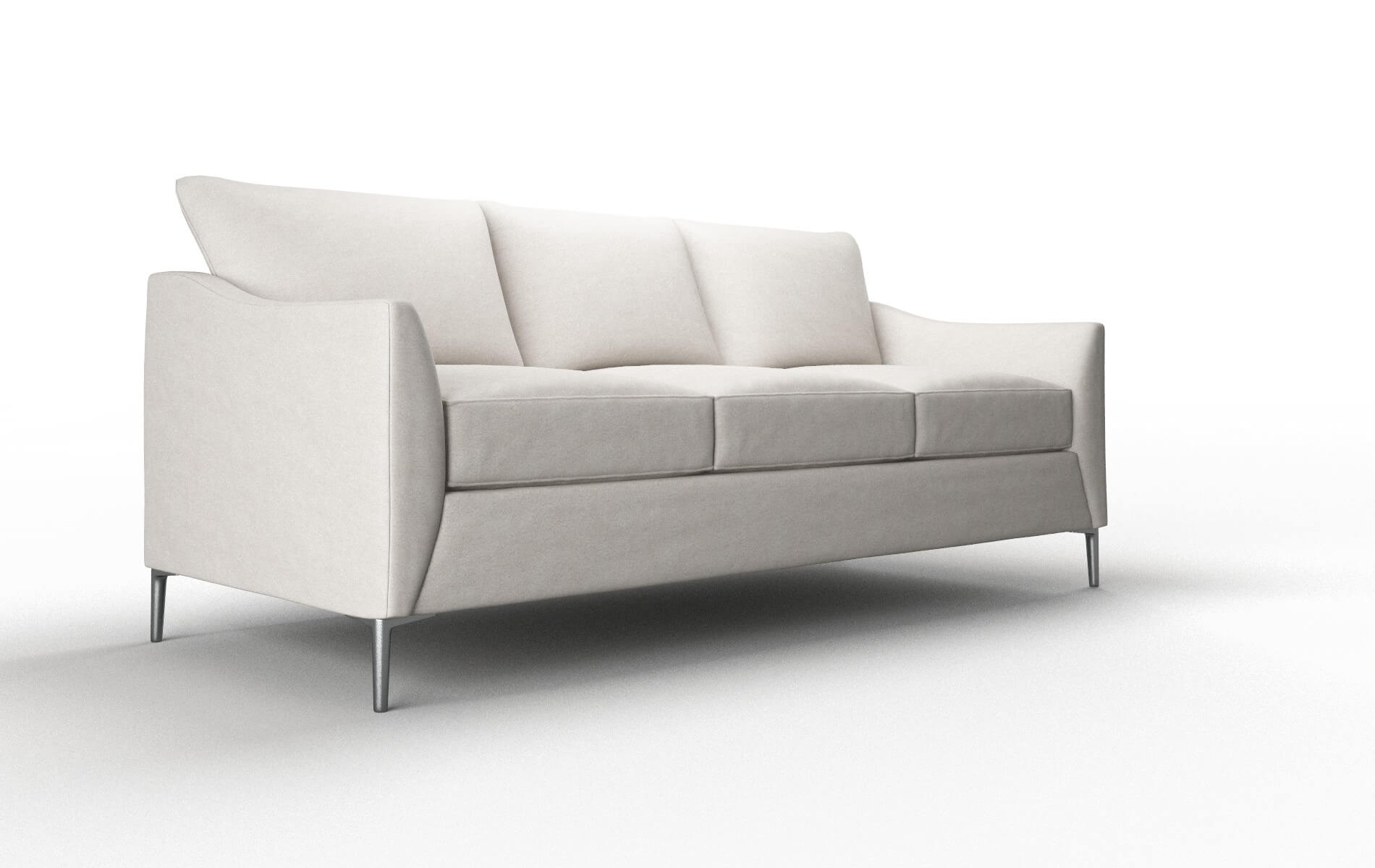 Hamburg Noble Grey Sofa metal legs 2