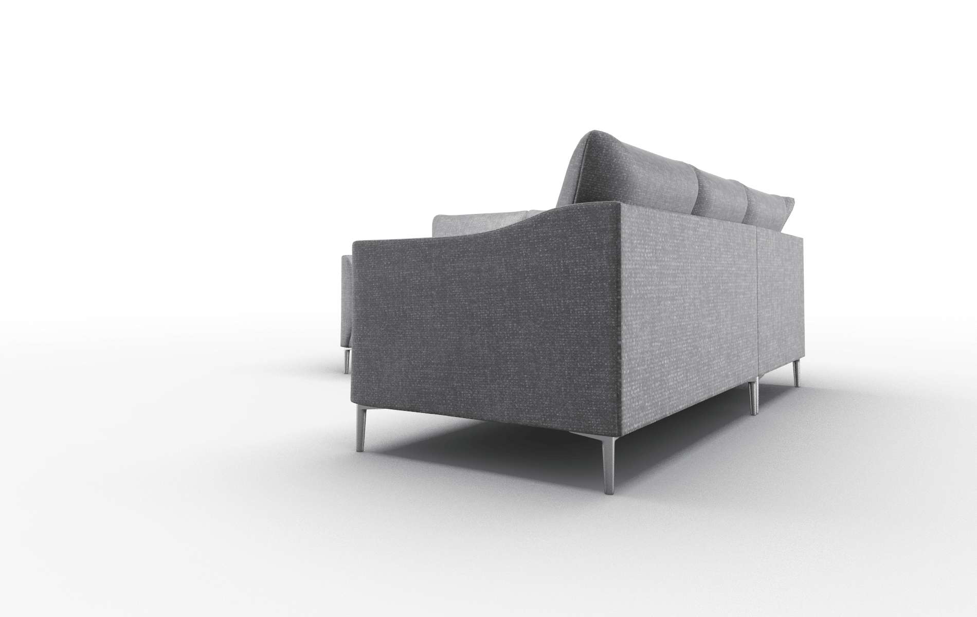 Hamburg Notion Graphite Sectional metal legs 4