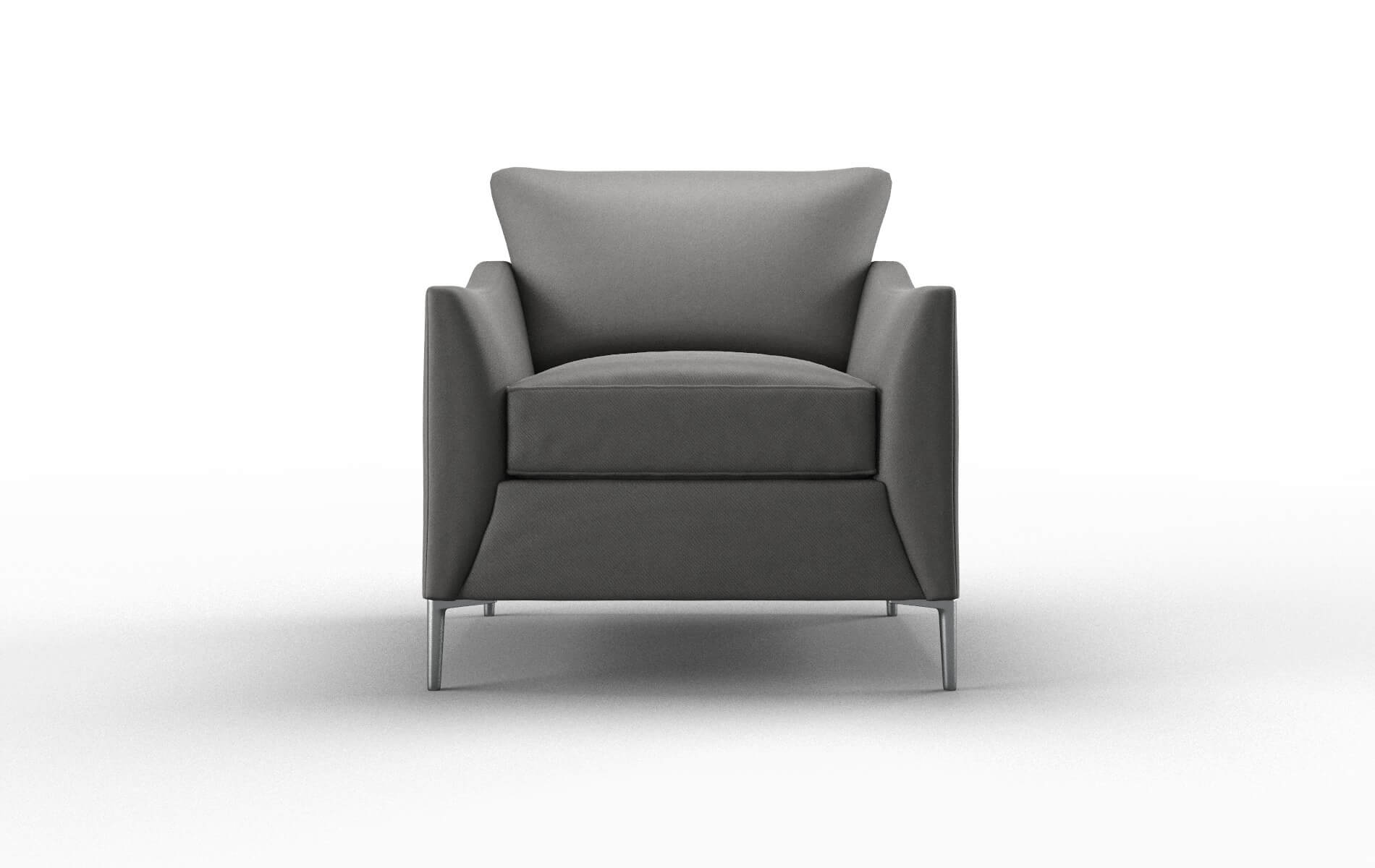 Hamburg Oakley Charcoal Chair metal legs 1