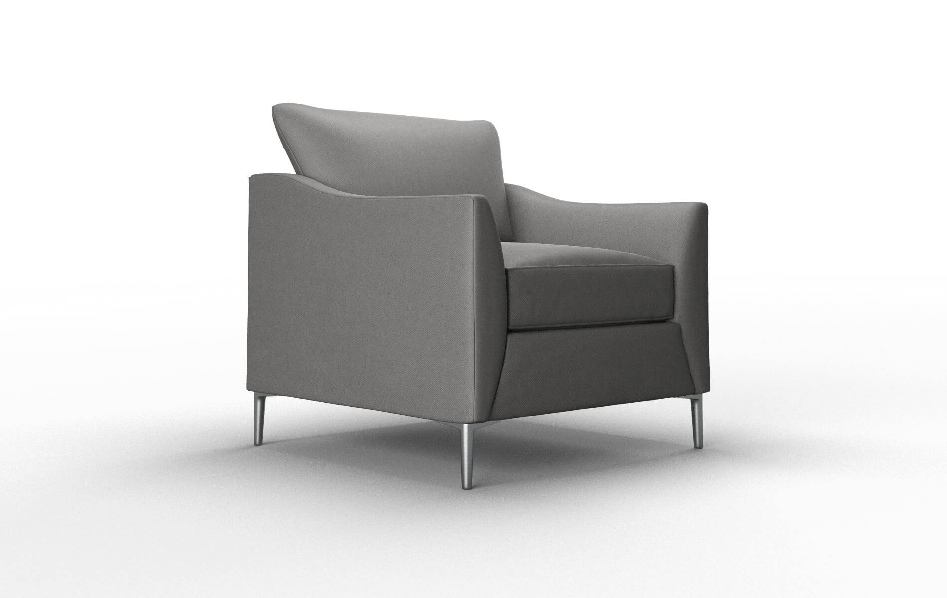 Hamburg Oakley Charcoal Chair metal legs 2