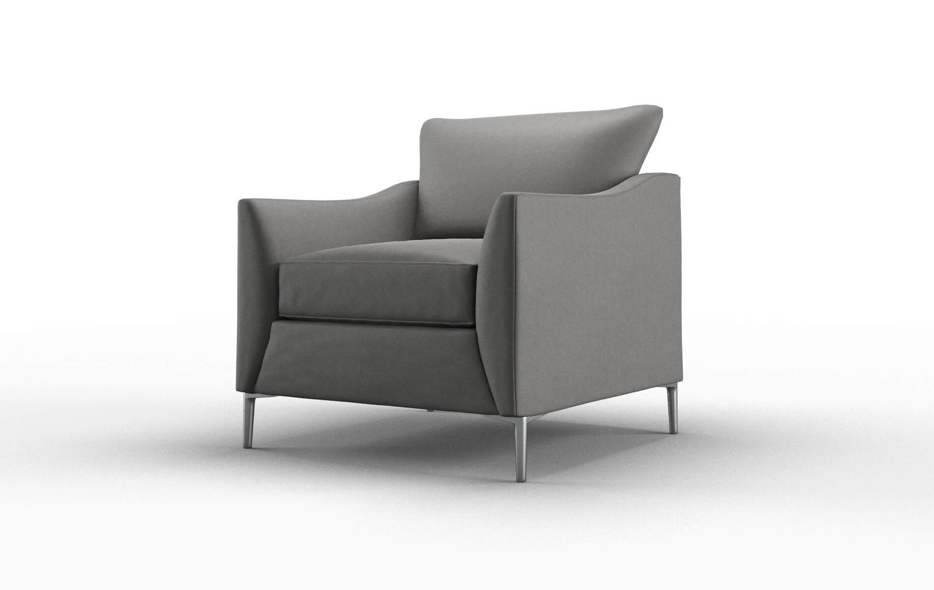 Hamburg Oakley Charcoal Chair metal legs 4