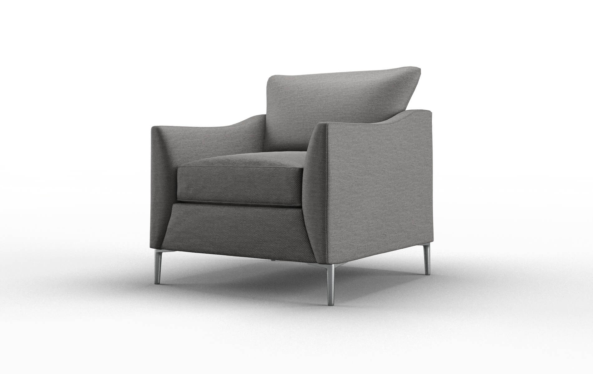 Hamburg Oscar Charcoal Chair metal legs 4