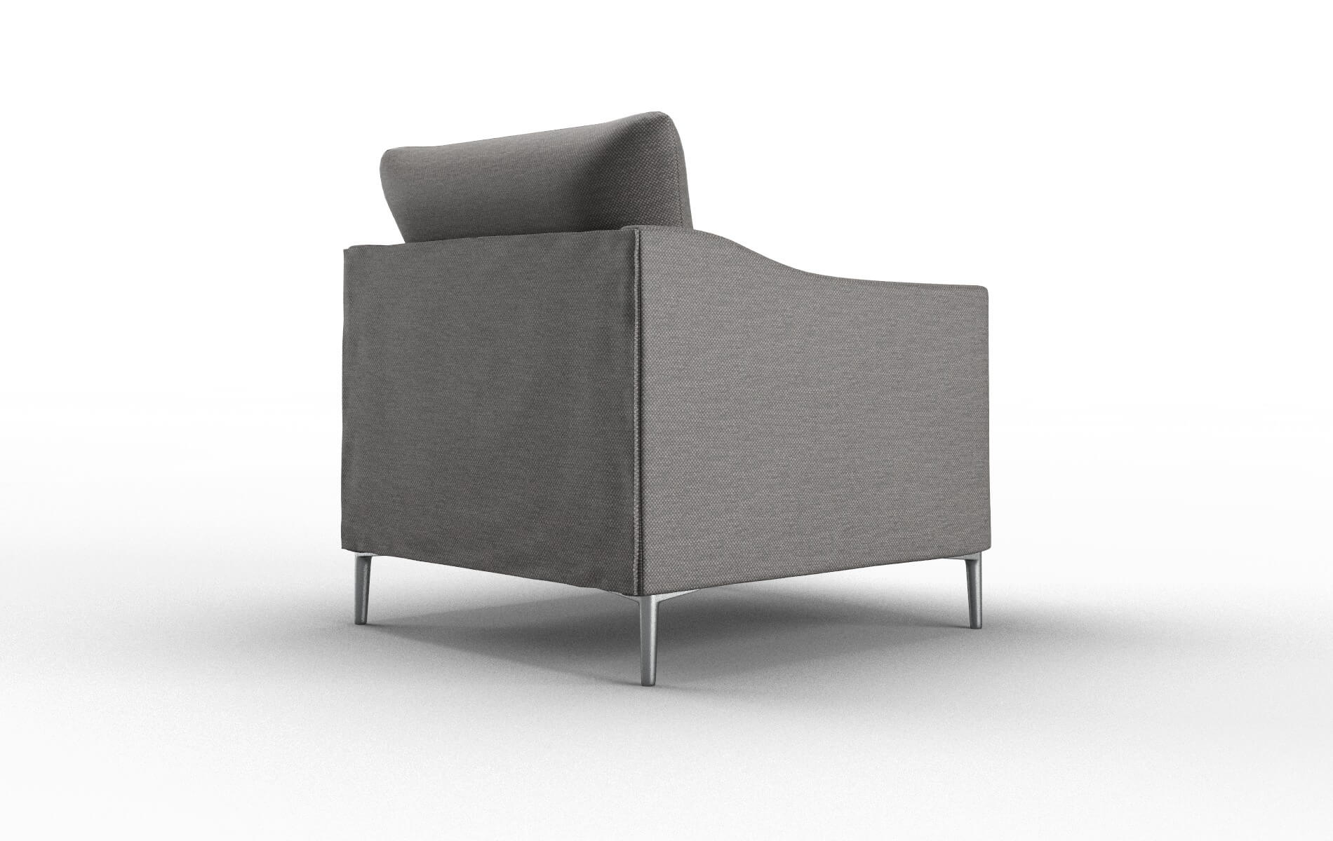 Hamburg Oscar Charcoal Chair metal legs 5