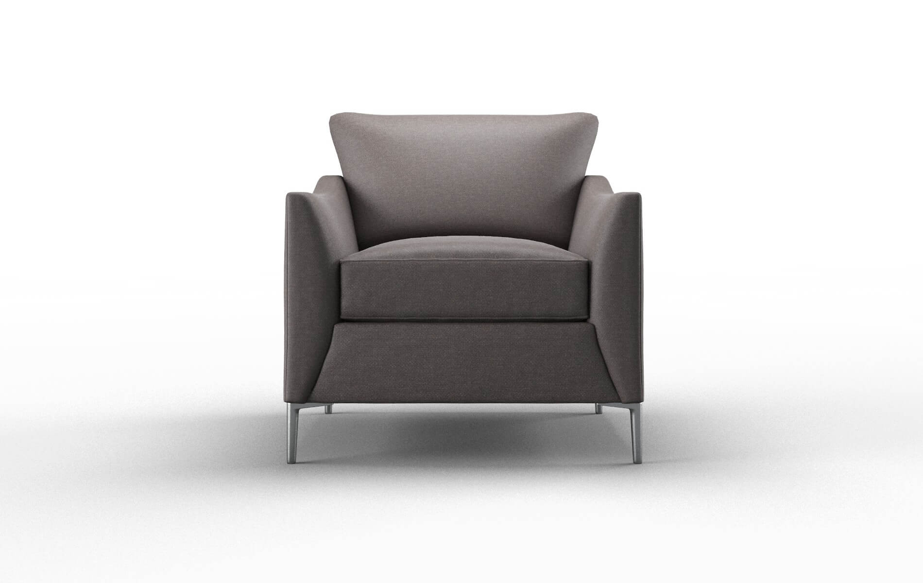 Hamburg Oscar Chocolate Chair metal legs 1