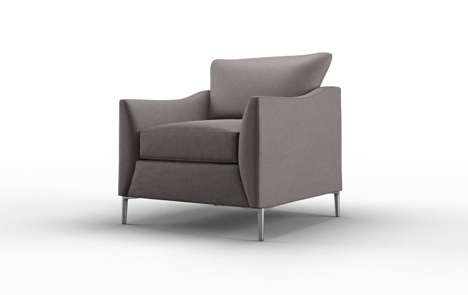 Hamburg Oscar Chocolate Chair metal legs 4