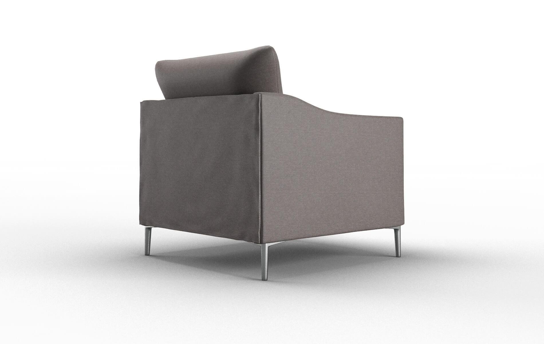 Hamburg Oscar Chocolate Chair metal legs 5