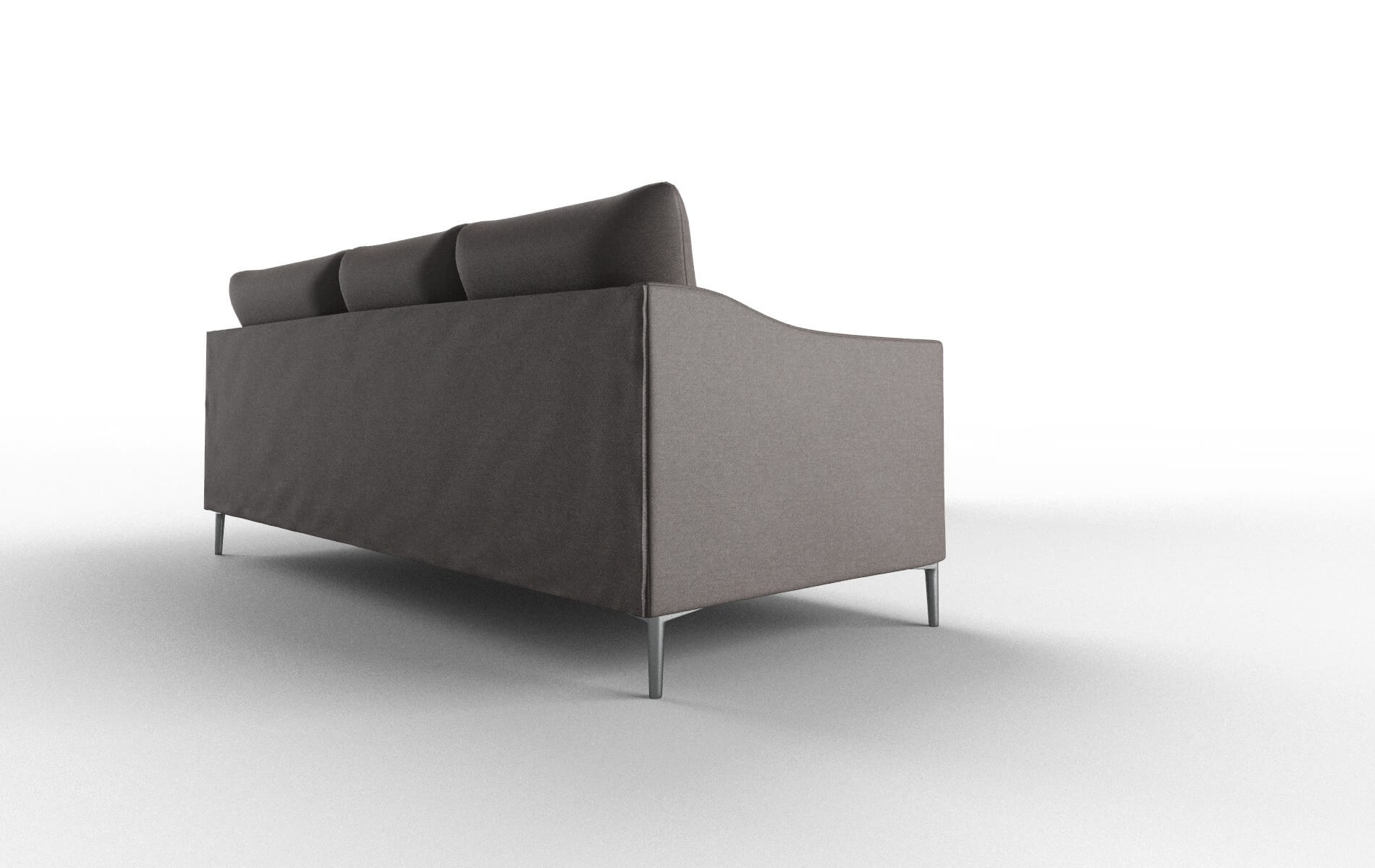 Hamburg Oscar Chocolate Sectional metal legs 3