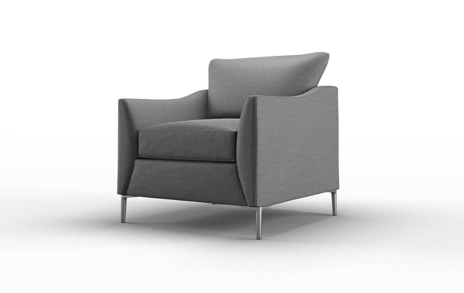 Hamburg Oscar Grey Chair metal legs 4