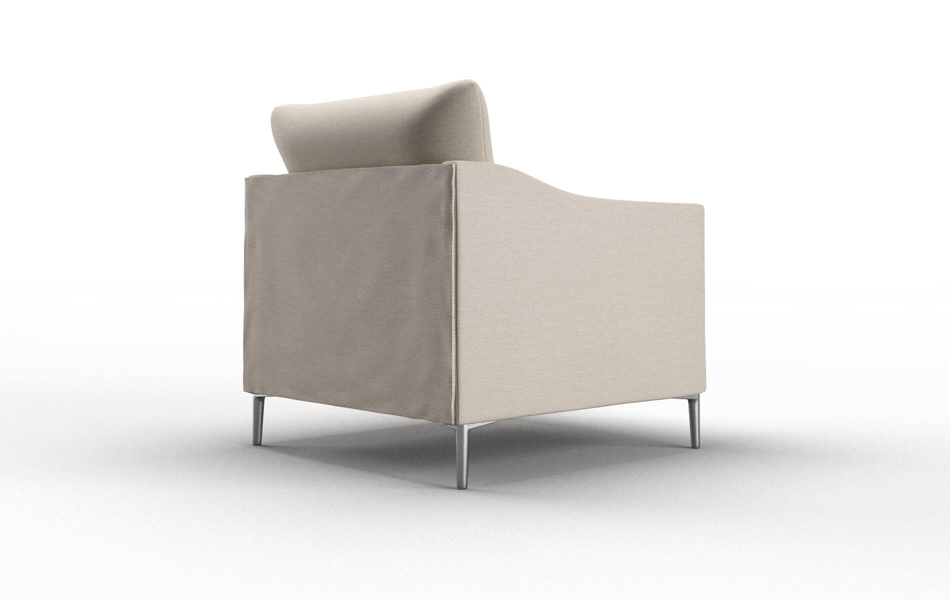 Hamburg Oscar Linen Chair metal legs 5