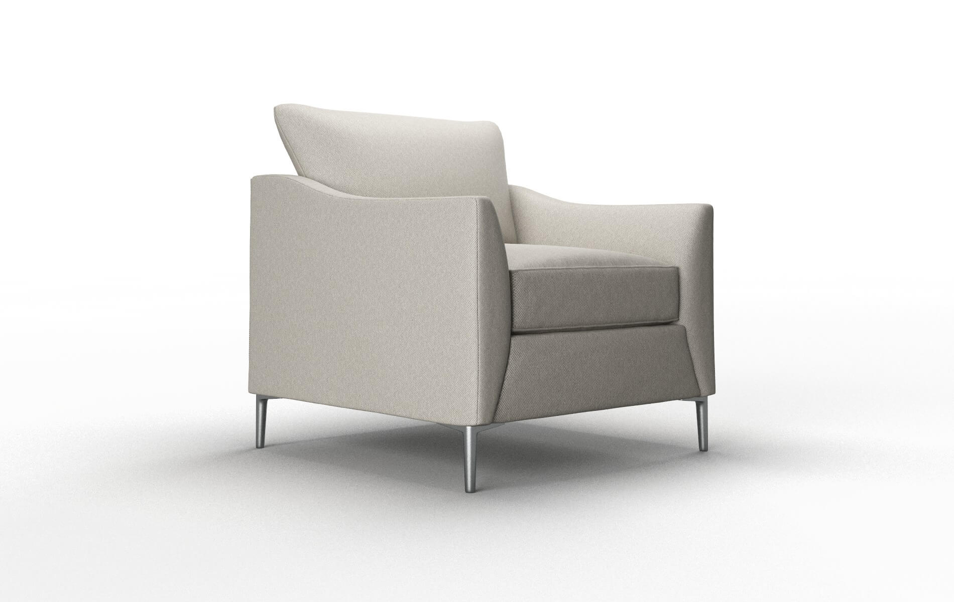 Hamburg Oscar Silver Chair metal legs 2