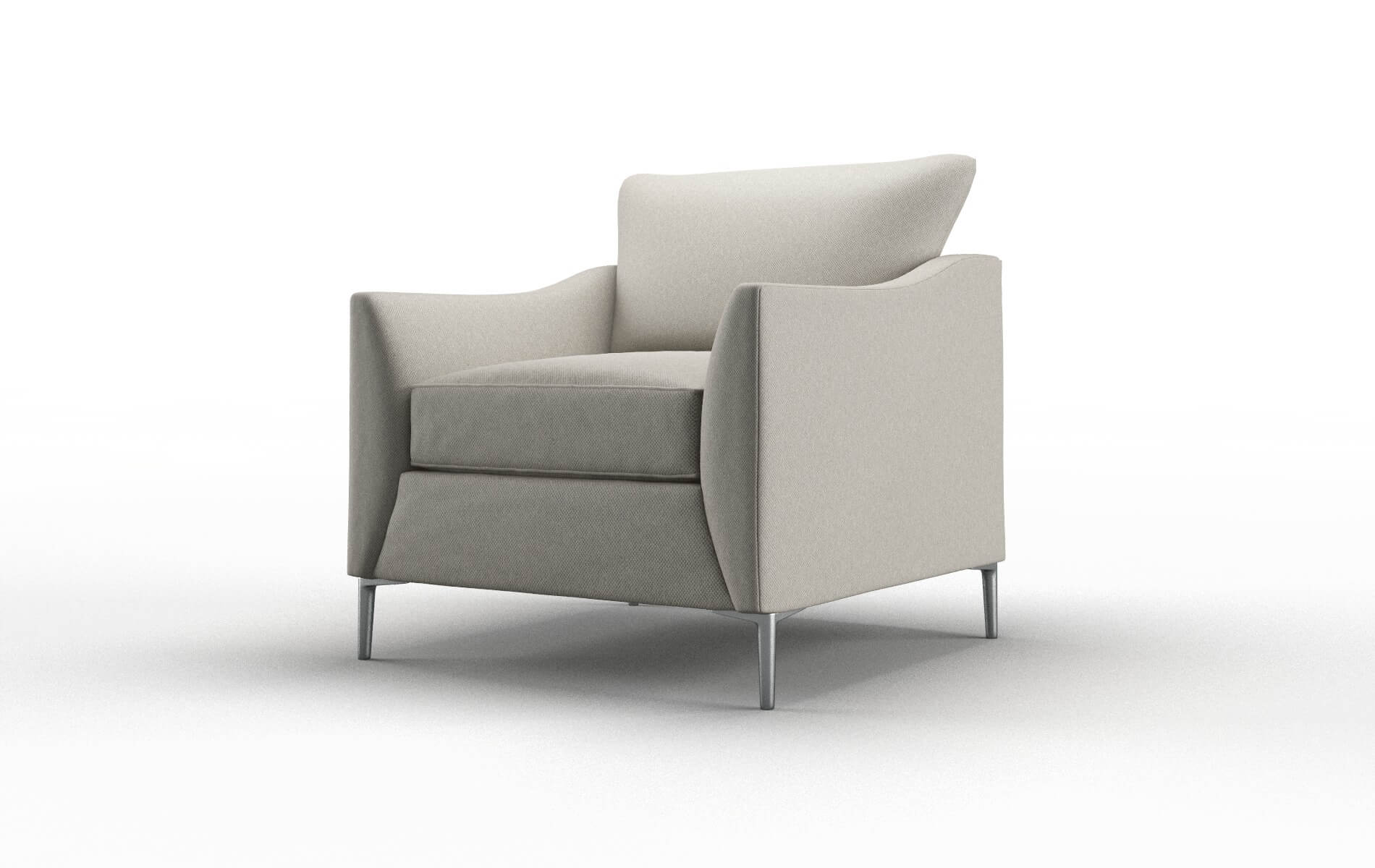 Hamburg Oscar Silver Chair metal legs 4