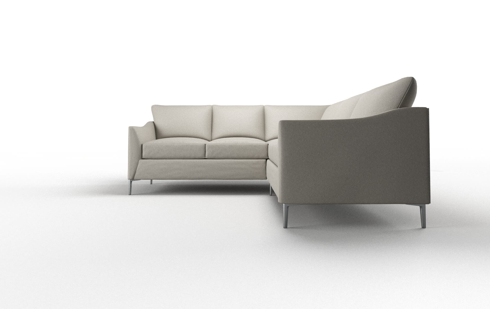 Hamburg Oscar Silver Sectional metal legs 5