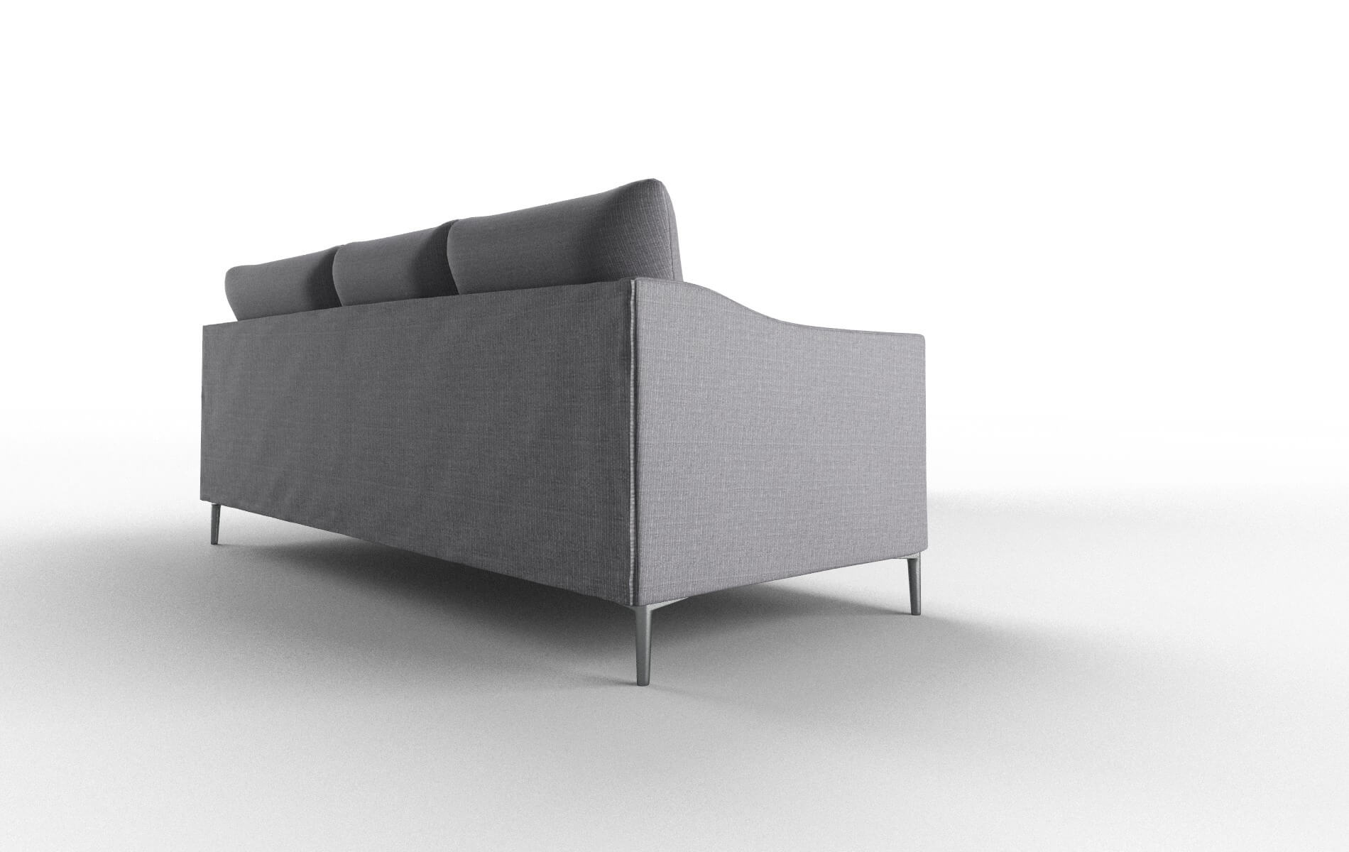 Hamburg Parker Ash Sectional metal legs 3