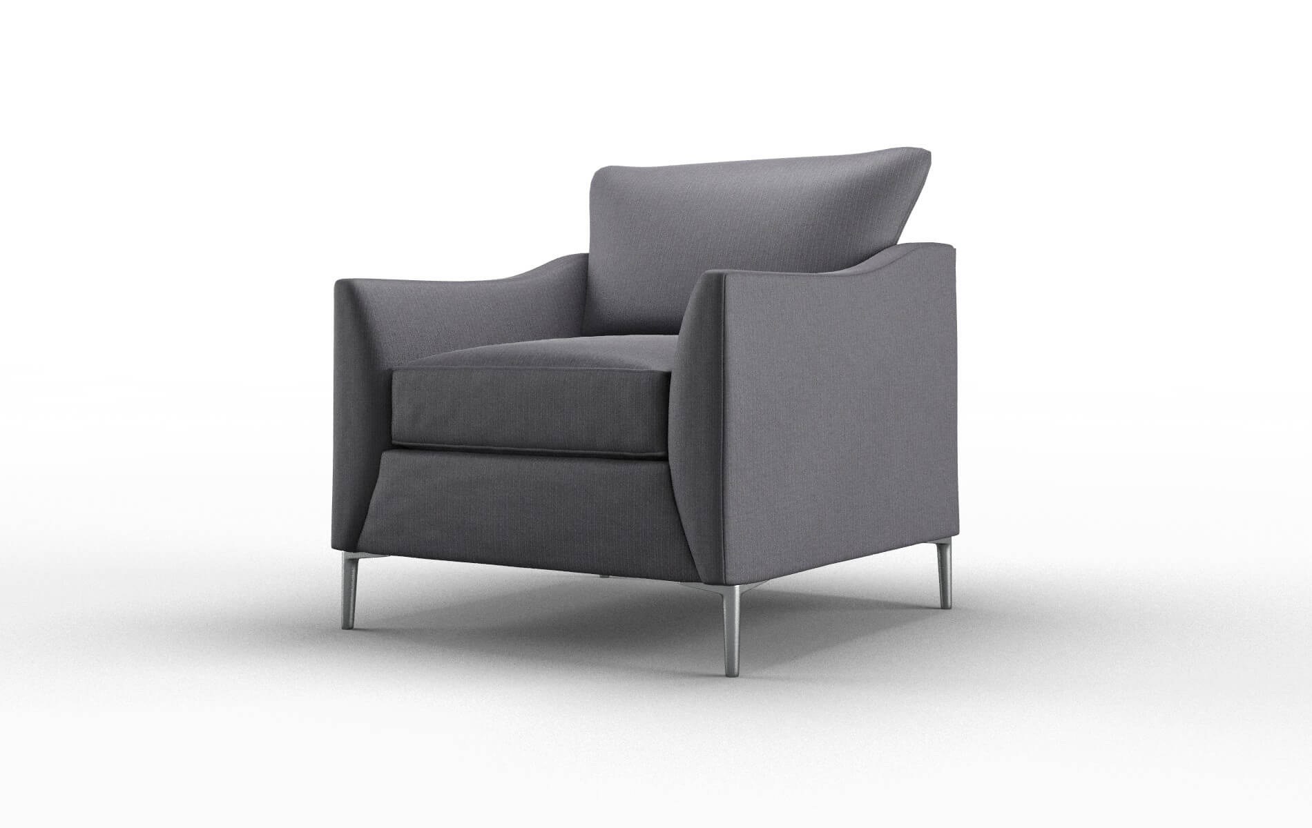 Hamburg Parker Charcoal Chair metal legs 4