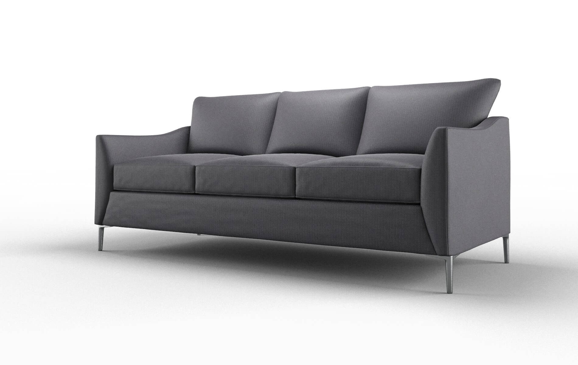 Hamburg Parker Charcoal Sofa metal legs 4