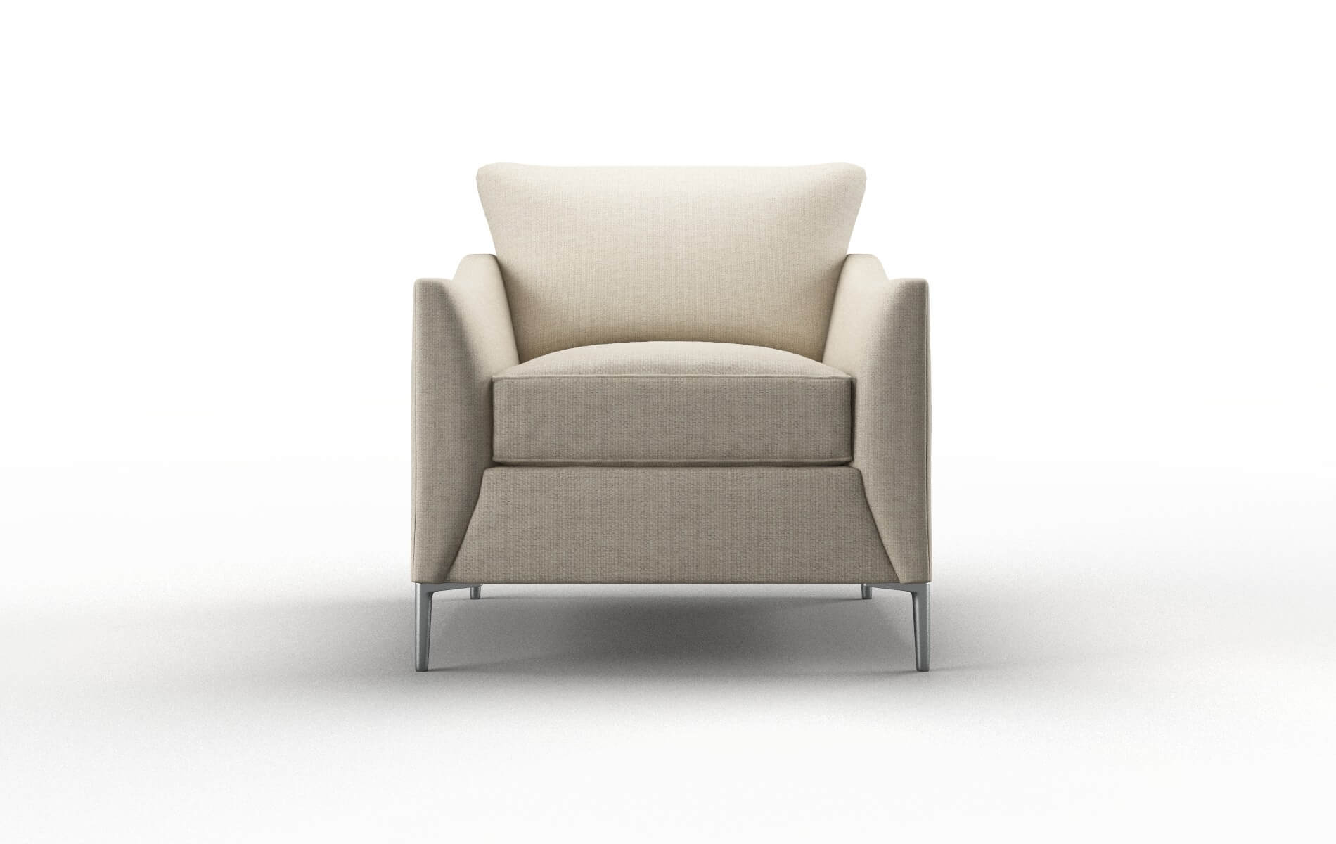 Hamburg Parker Linen Chair metal legs 1