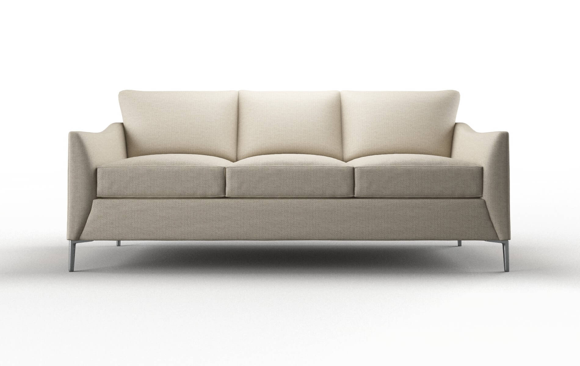 Hamburg Parker Linen Sofa metal legs 1