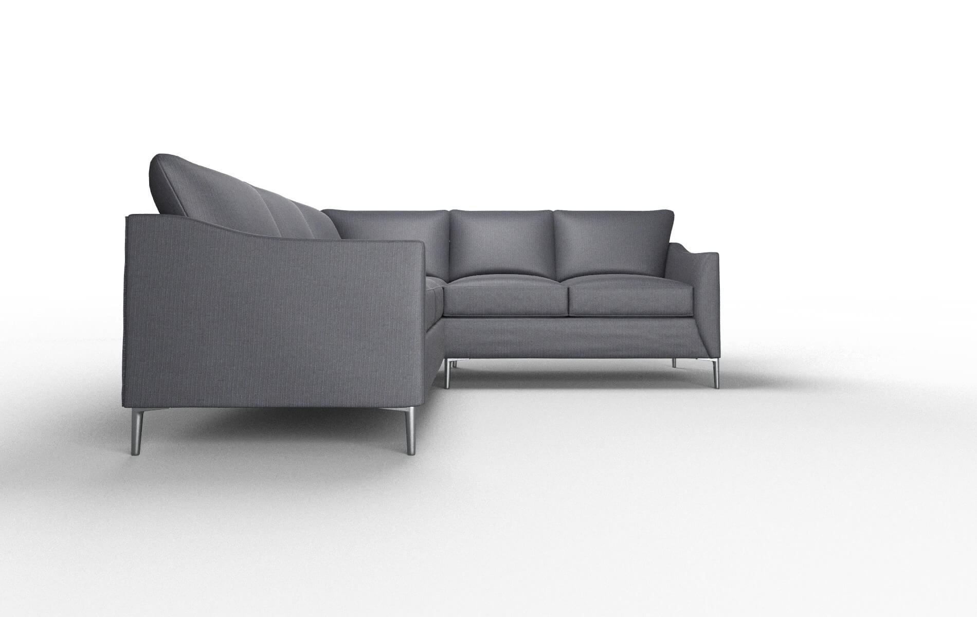 Hamburg Parker Midnight Sectional metal legs 2