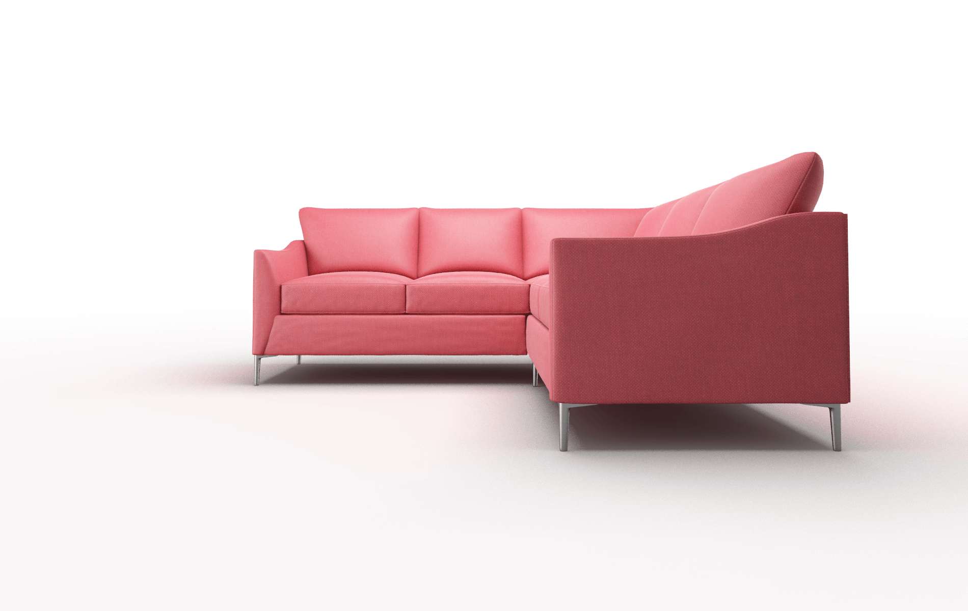 Hamburg Pauline Ruby Sectional metal legs 5