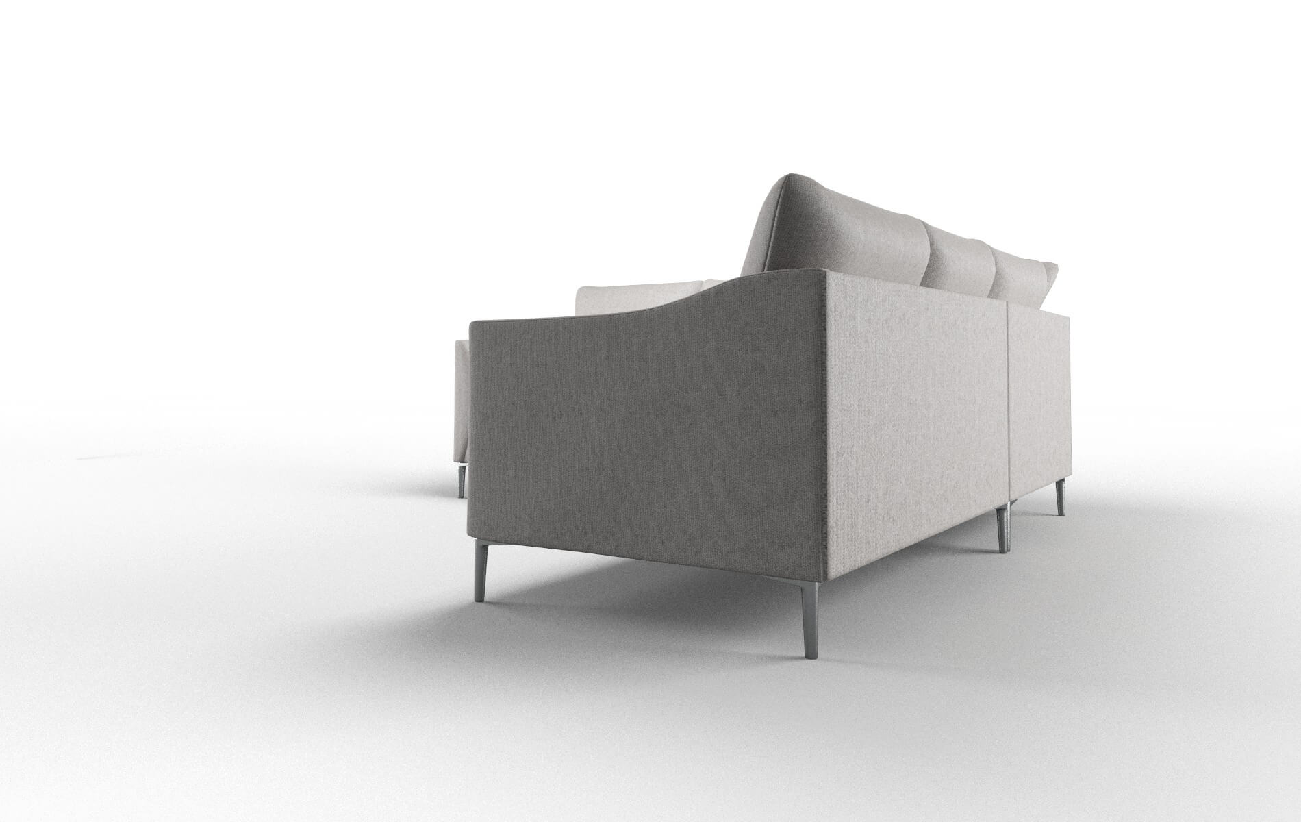 Hamburg Prime Ash Sectional metal legs 4