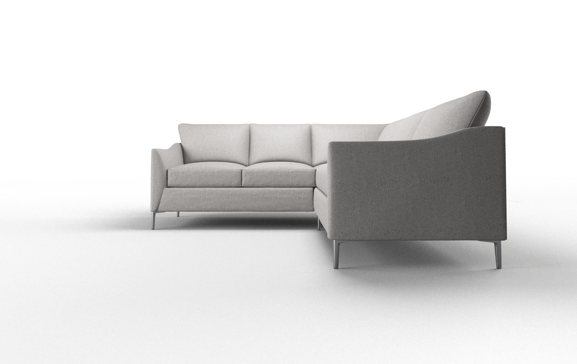 Hamburg Prime Ash Sectional metal legs 5