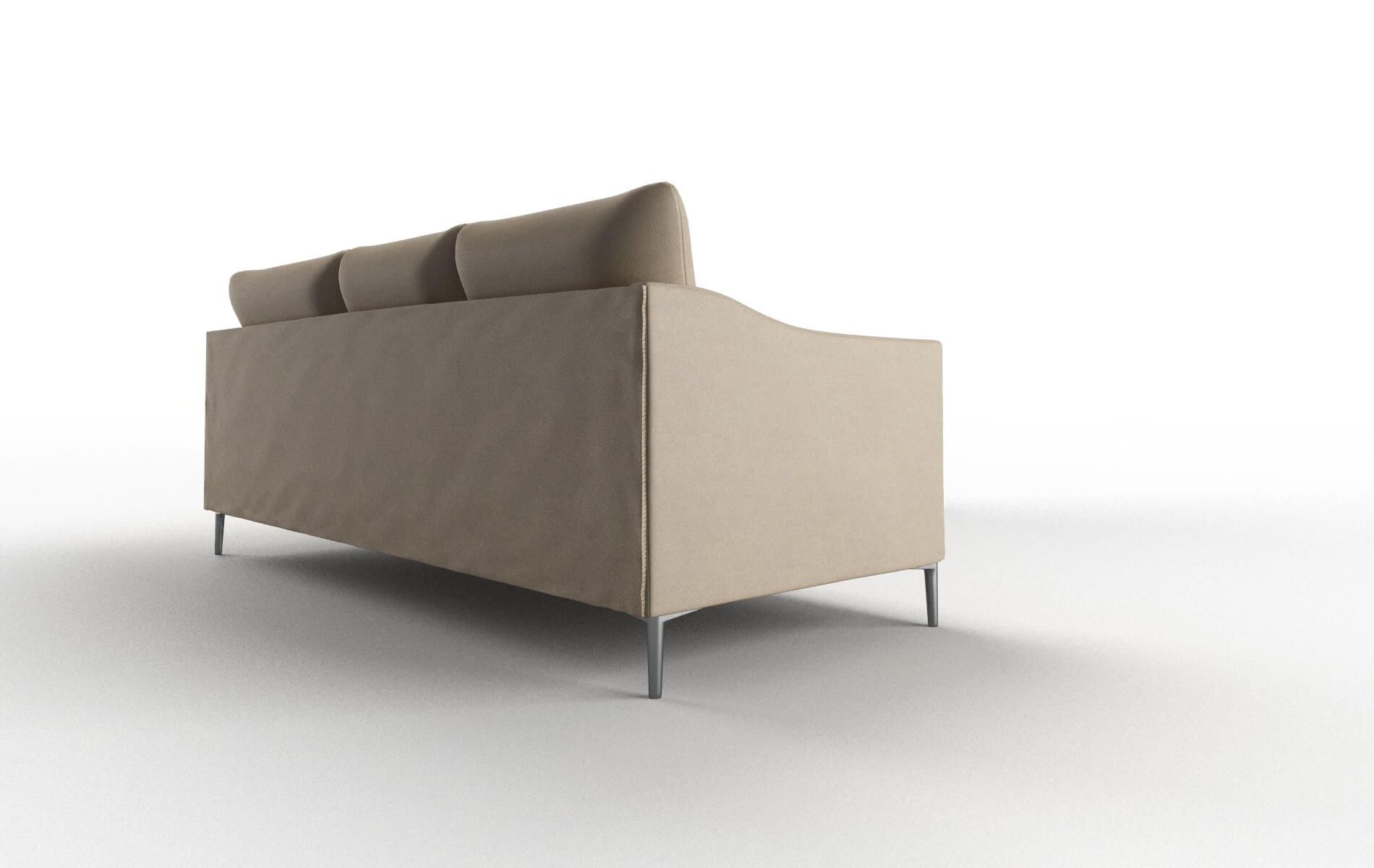 Hamburg Rocket Cappuccino Sectional metal legs 3