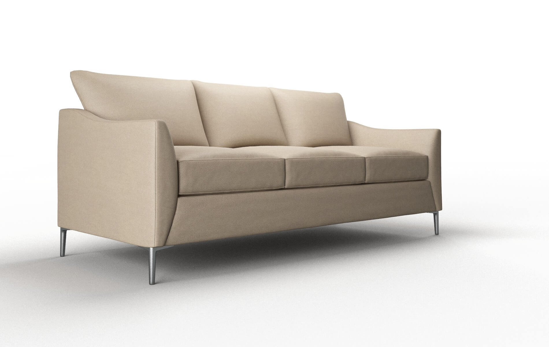 Hamburg Rocket Cappuccino Sofa metal legs 2