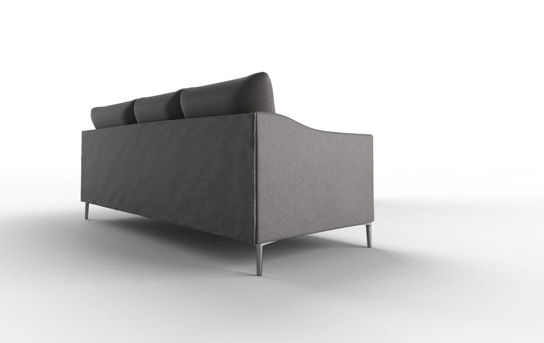 Hamburg Sasha Grey Sectional metal legs 3