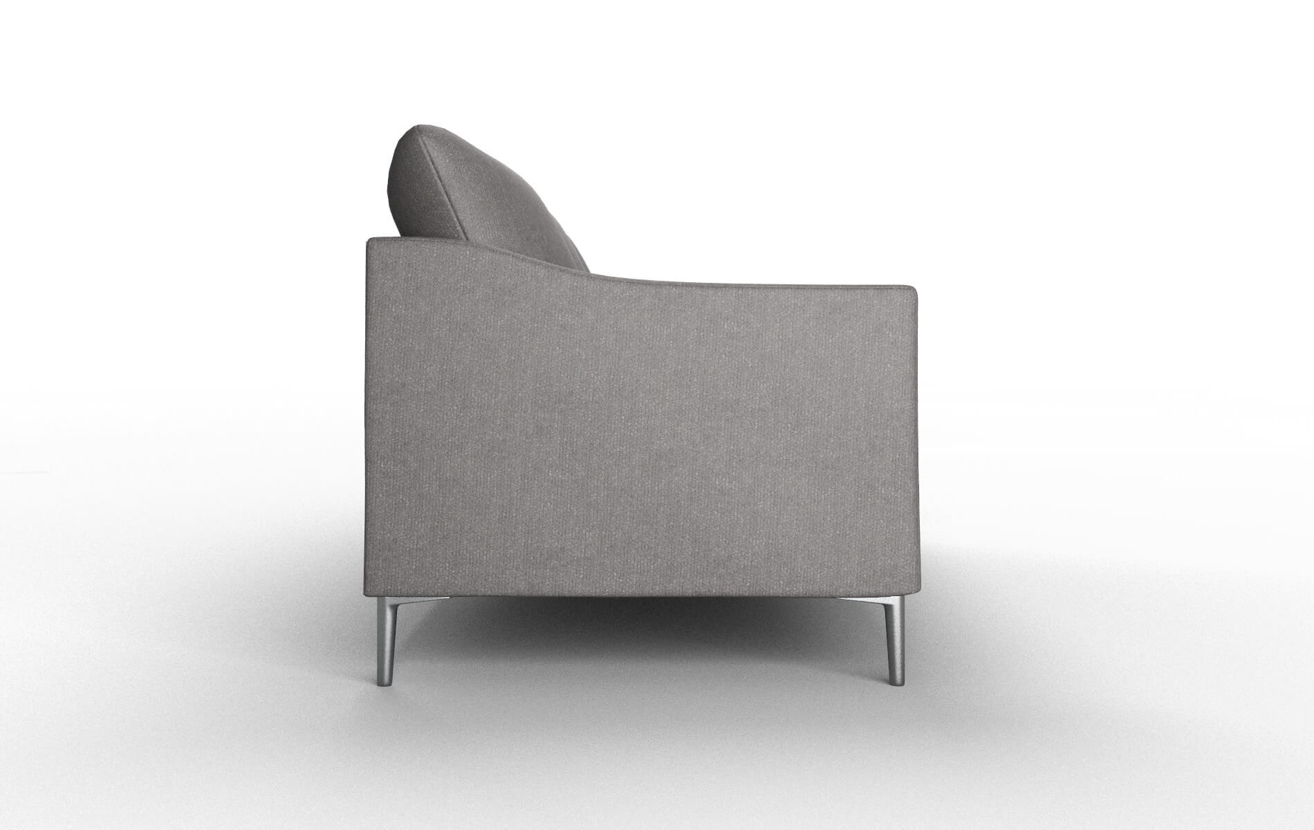 Hamburg Sasha Grey Sofa metal legs 3