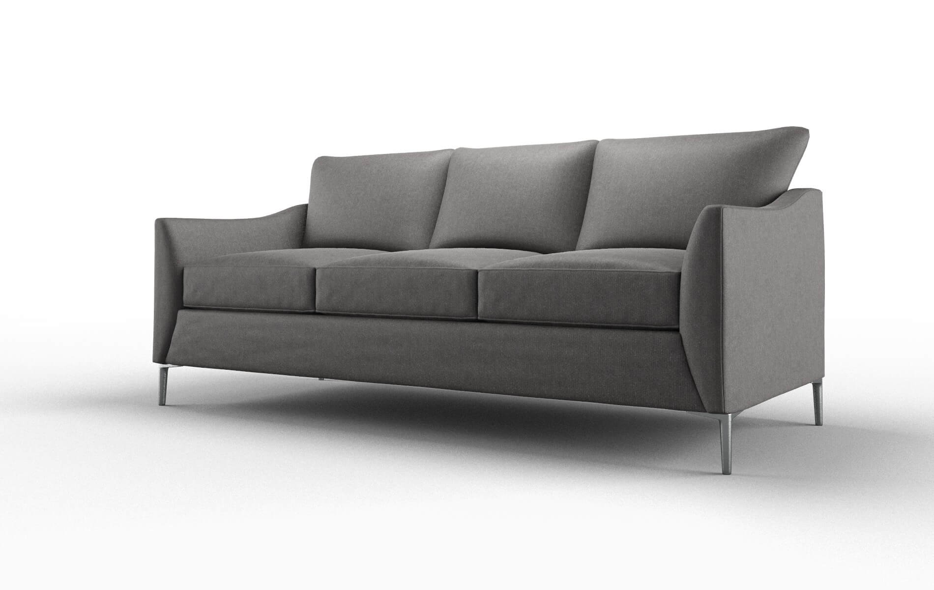 Hamburg Sasha Grey Sofa metal legs 4