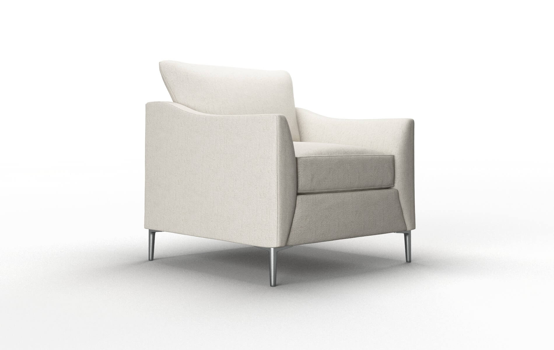 Hamburg Sasha Linen Chair metal legs 2