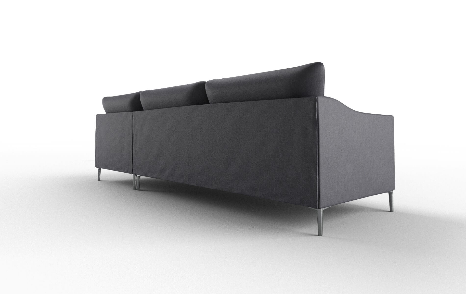 Hamburg Sasha Navy Panel metal legs 5