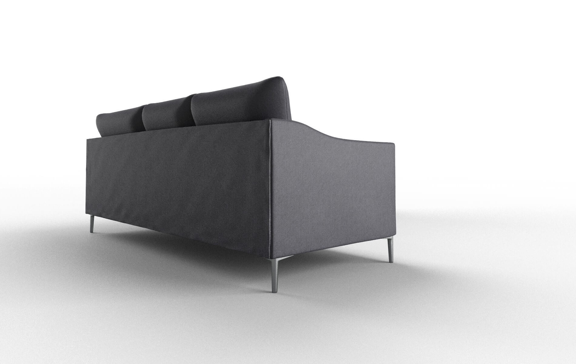 Hamburg Sasha Navy Sectional metal legs 3