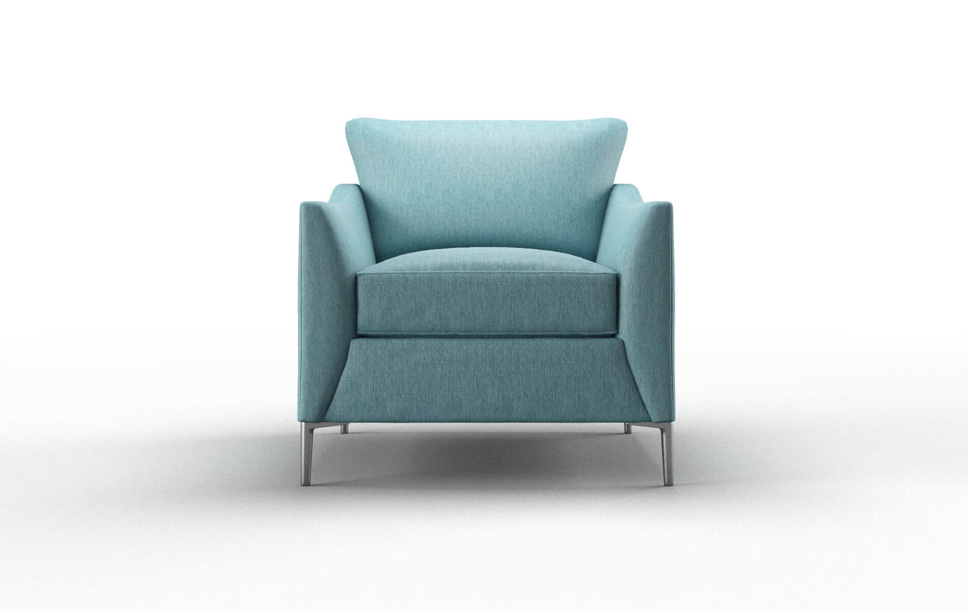 Hamburg Sorrento Denim Chair metal legs 1