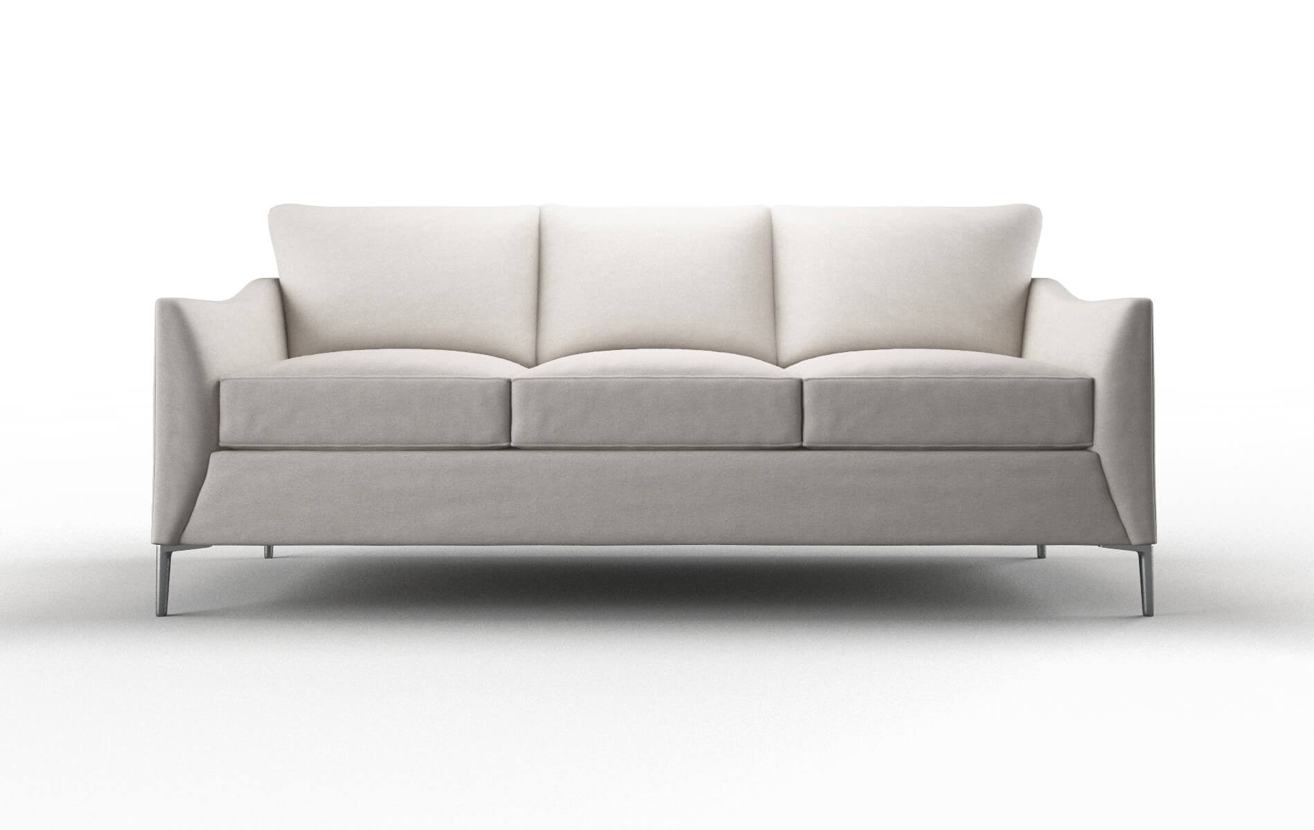 Hamburg Suave Dove Sofa metal legs 1