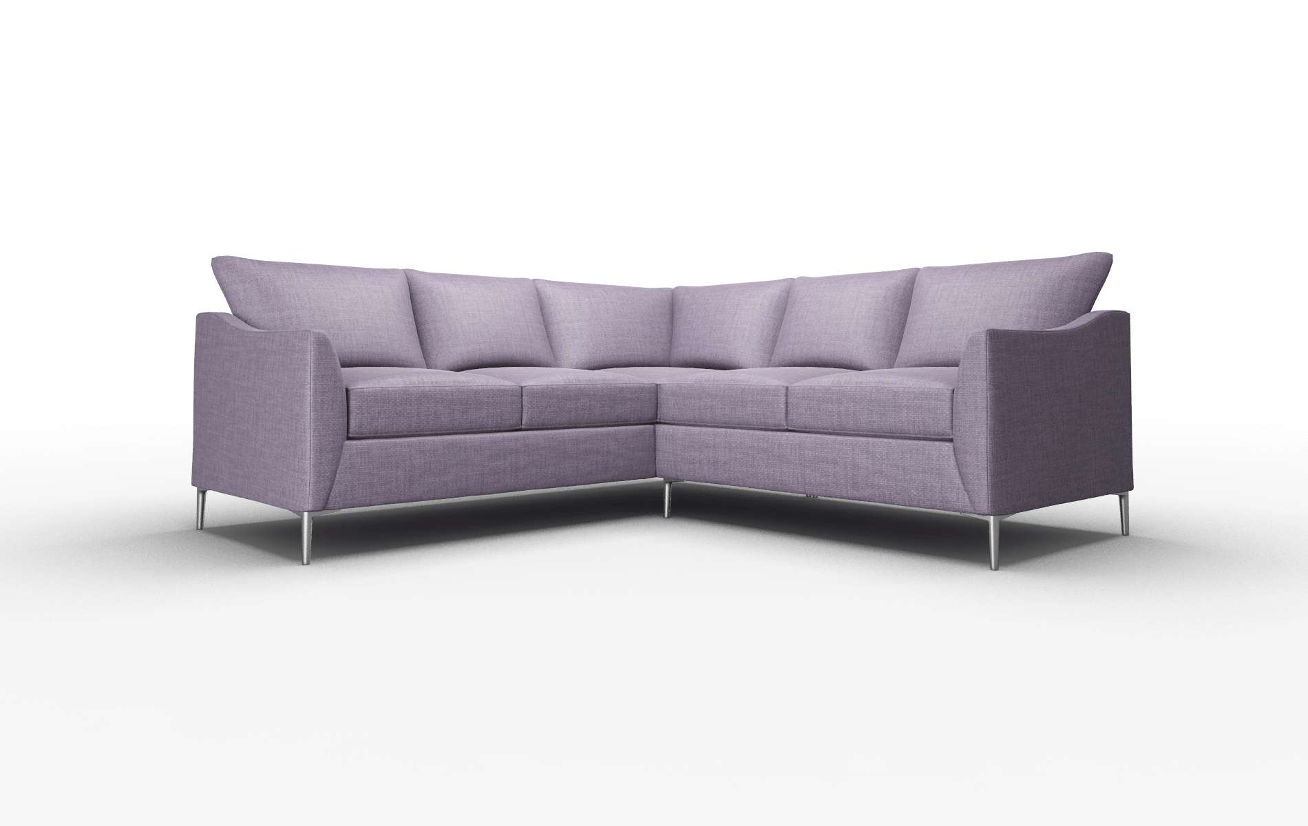 Hamburg Tess Blackberry Sectional metal legs 1