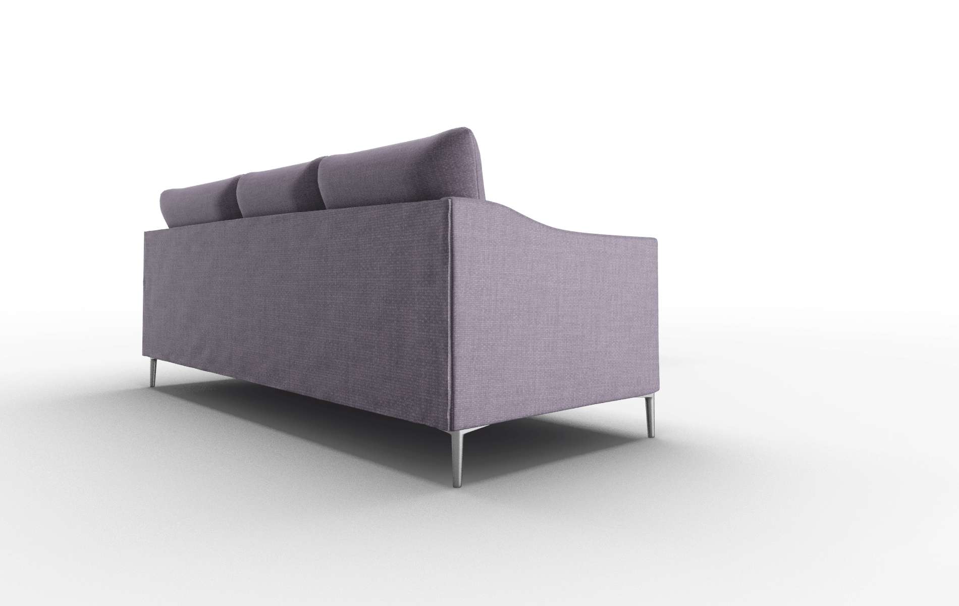 Hamburg Tess Blackberry Sectional metal legs 3